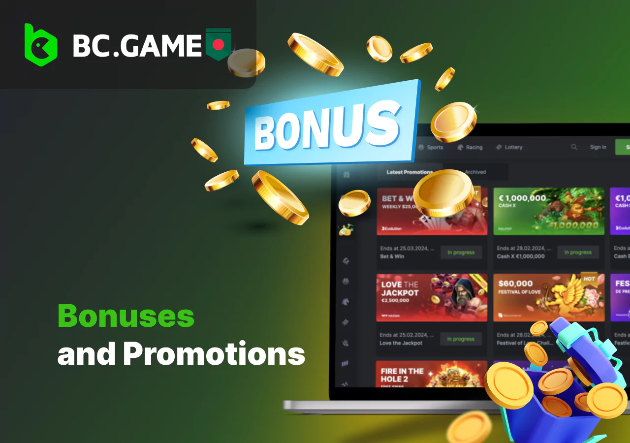 Bonuses and offers for BC Game users