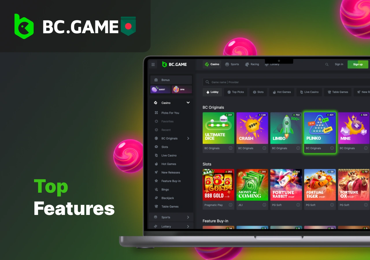 Features of the popular game on the bookmaker's platform